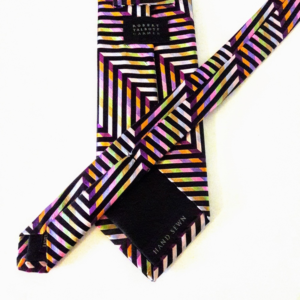 Robert Talbott Carmel Multicolored Silk Wide Tie